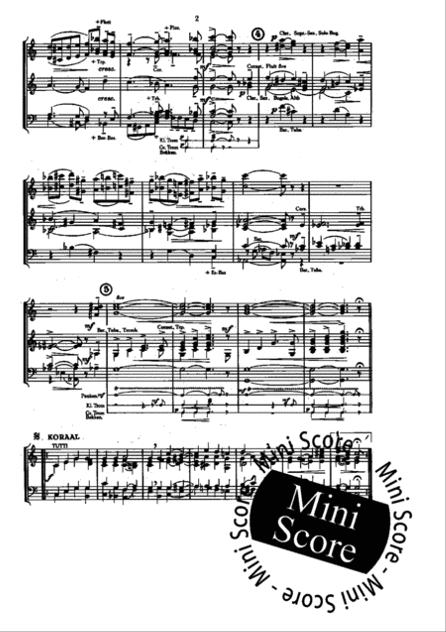Wachet Auf, Ruft Uns Die Stimme Concert Band scores gallery preview page 5