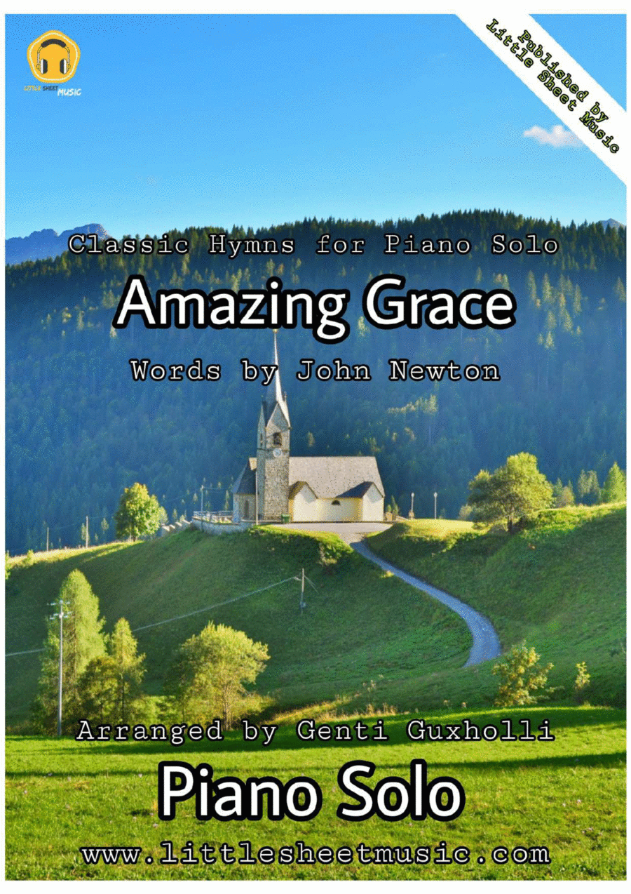 Amazing Grace Piano Solo scores gallery preview page 1