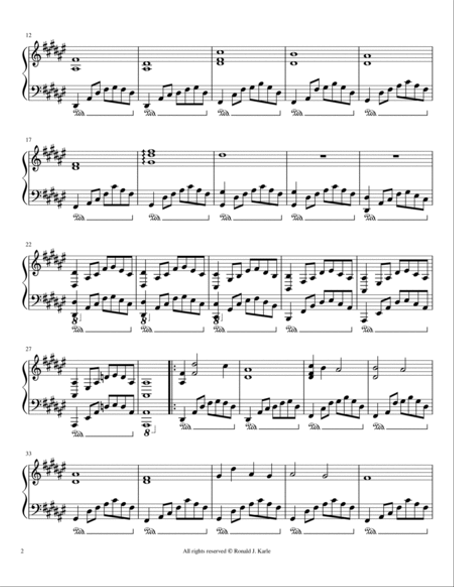 F# Major Piano Method scores gallery preview page 2