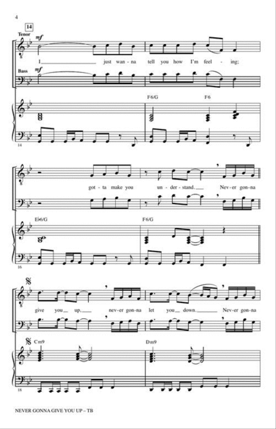 <br>Sheet music extract