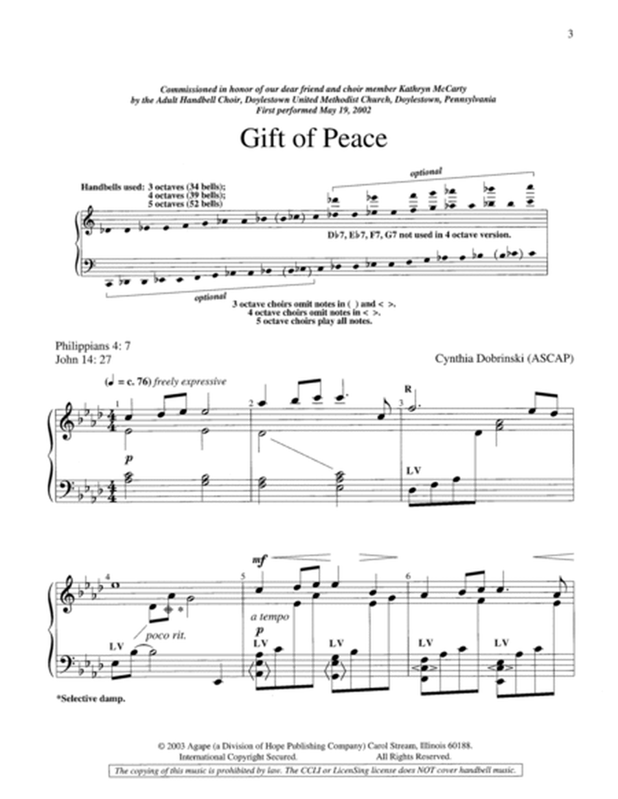 Gift of Peace image number null
