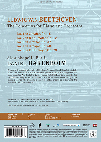 Barenboim Plays Beethoven Pian