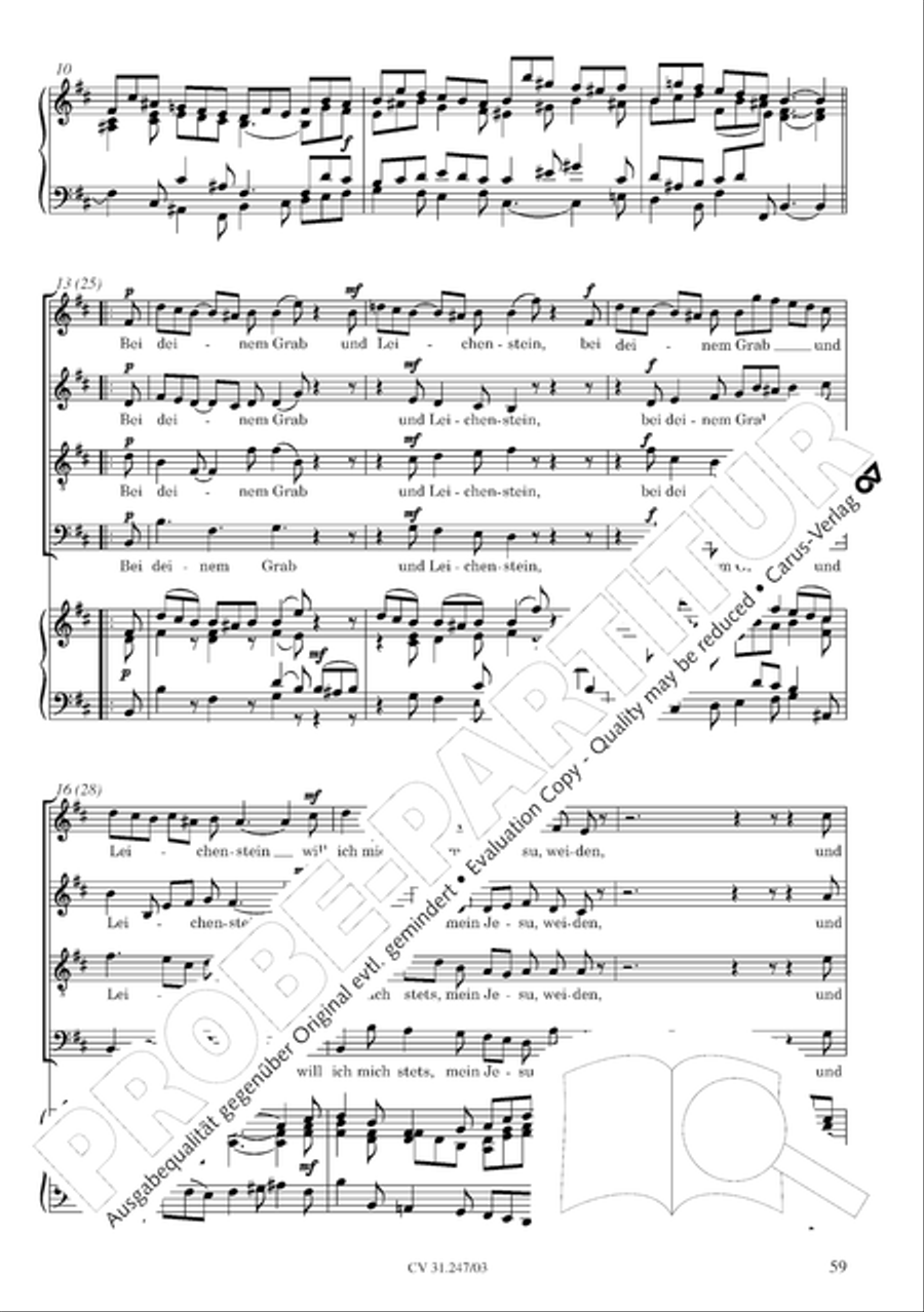 St. Mark Passion (Markus-Passion) 4-Part scores gallery preview page 60