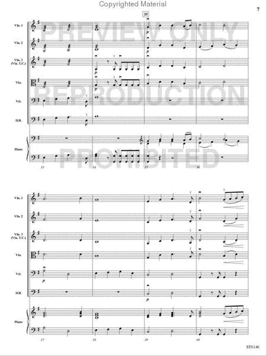 A Soldier's Hymn String Orchestra scores gallery preview page 6