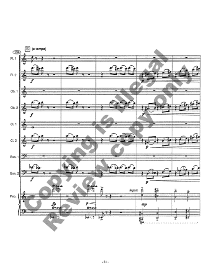 With Love and Hisses Chamber Orchestra scores gallery preview page 18