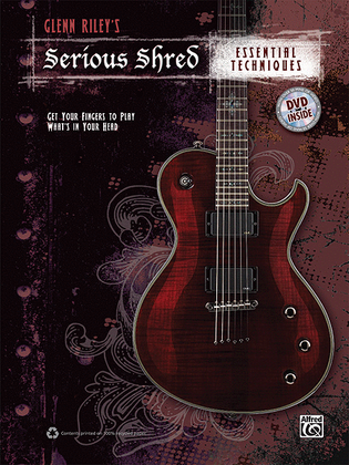 Book cover for Glenn Riley's Serious Shred -- Essential Techniques