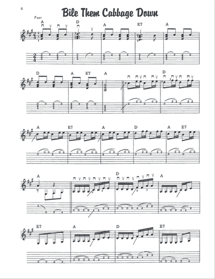 Flatpicking Guitar Acoustic Guitar scores gallery preview page 5
