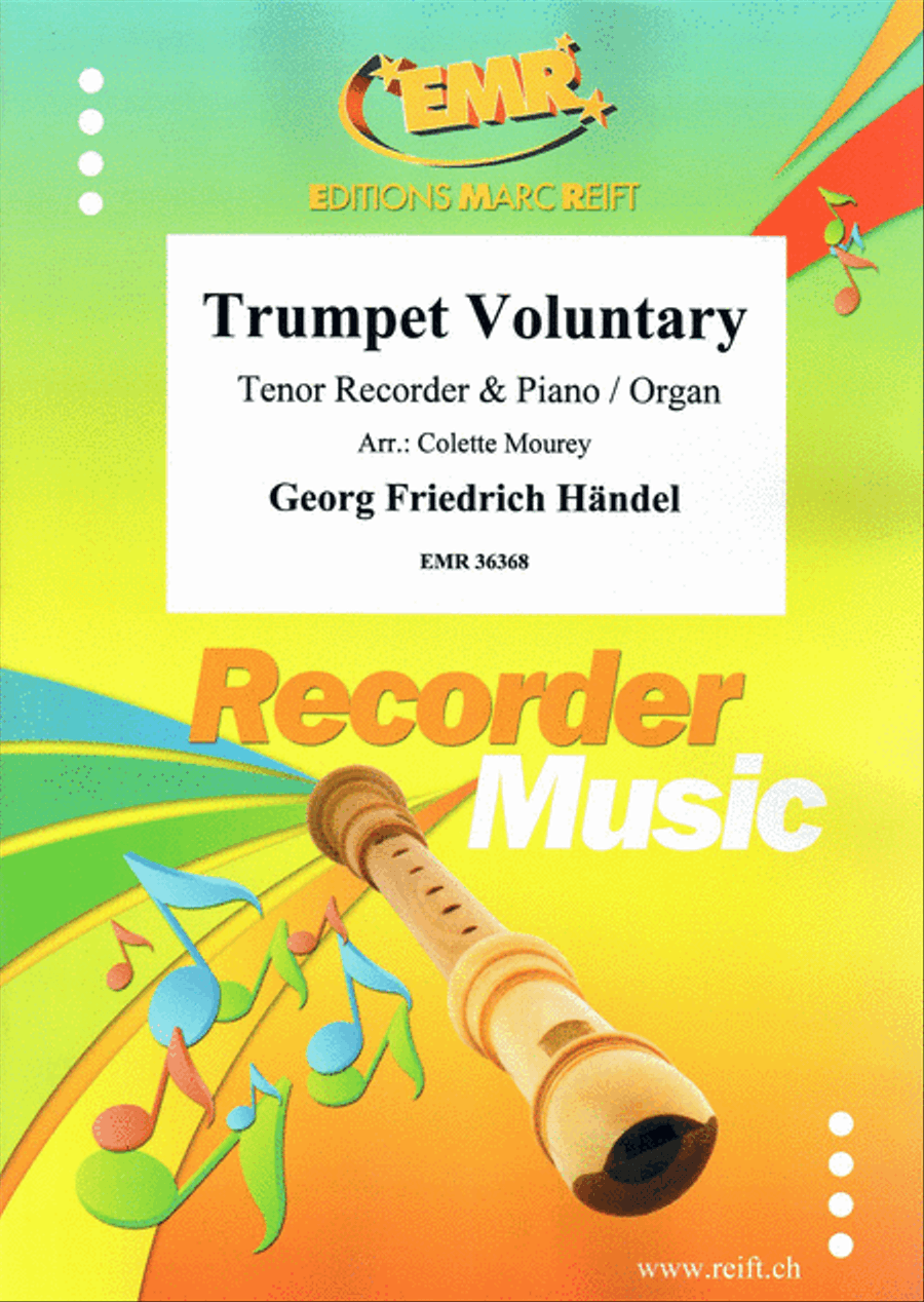 Trumpet Voluntary Tenor Recorder scores gallery preview page 1