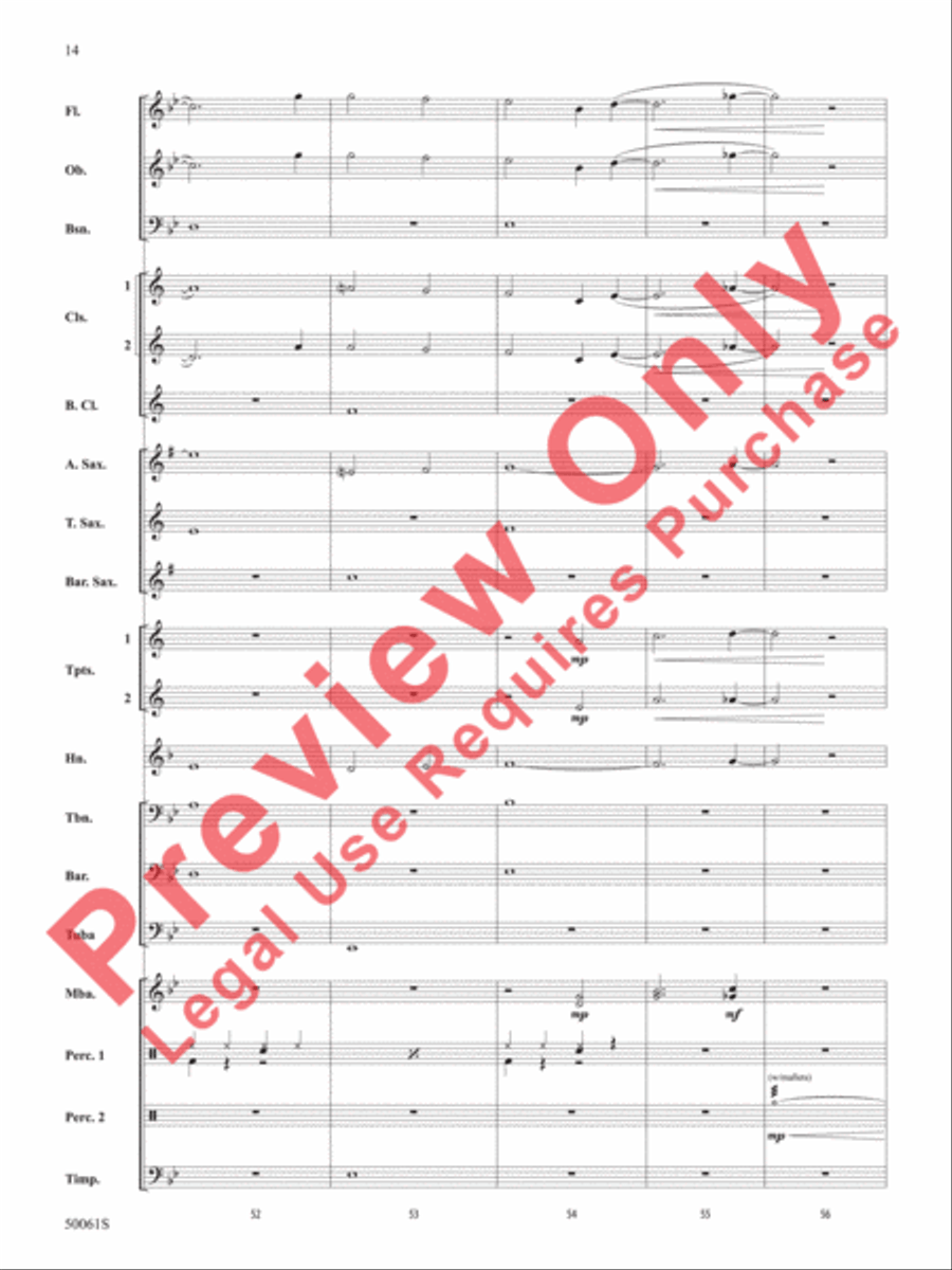 Enemy Concert Band scores gallery preview page 15