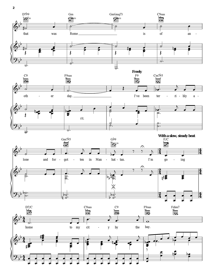 I Left My Heart In San Francisco Acoustic Guitar scores gallery preview page 2