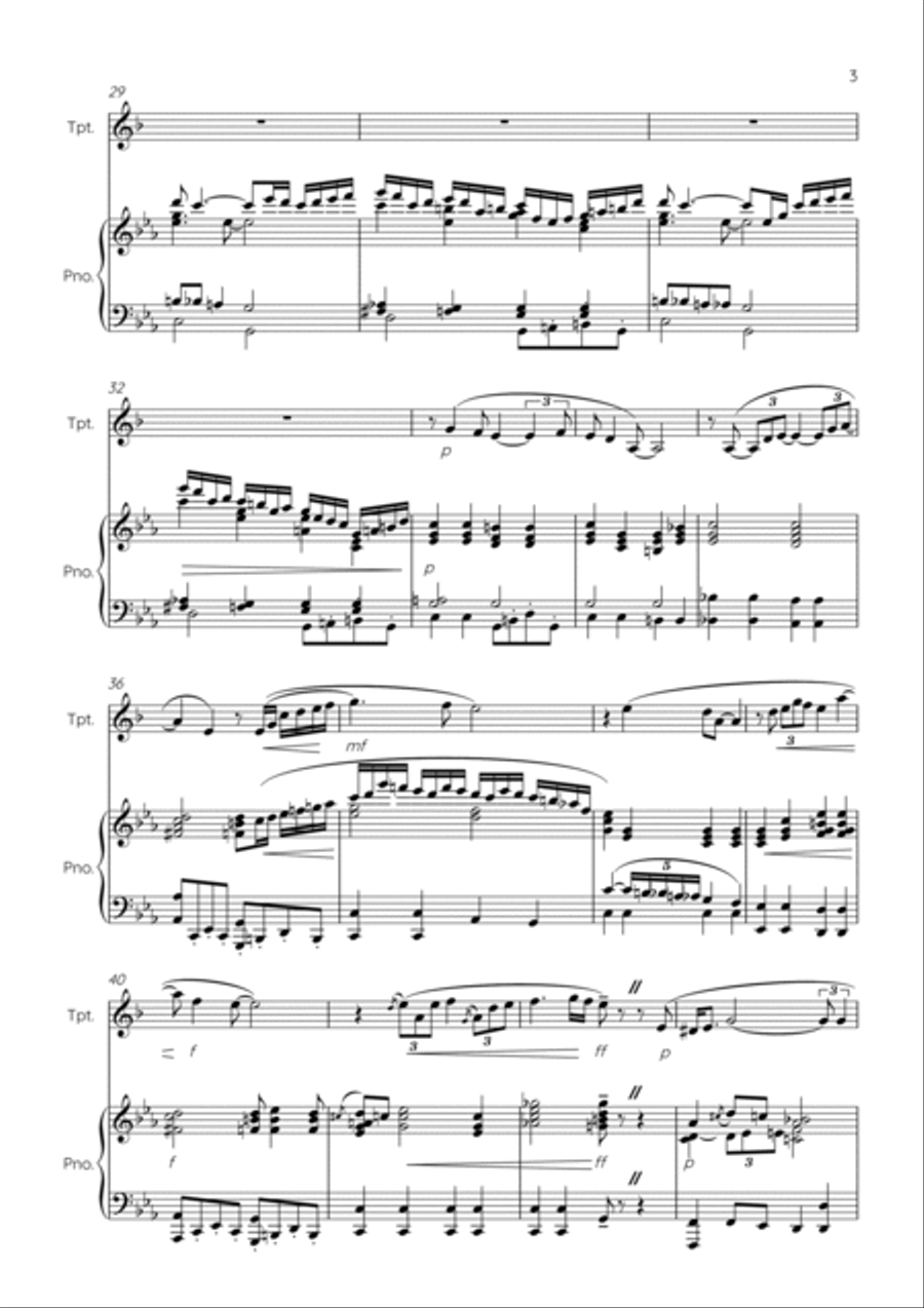 Strange Fruit Trumpet Solo scores gallery preview page 5