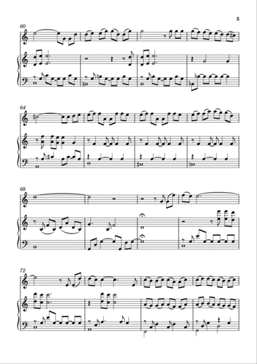 When Words are Not Enough Flute Solo scores gallery preview page 5
