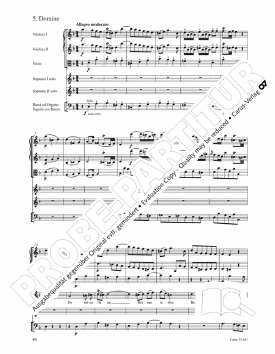 C Minor Mass, K. 427 (Missa in c KV 427) 4-Part scores gallery preview page 62