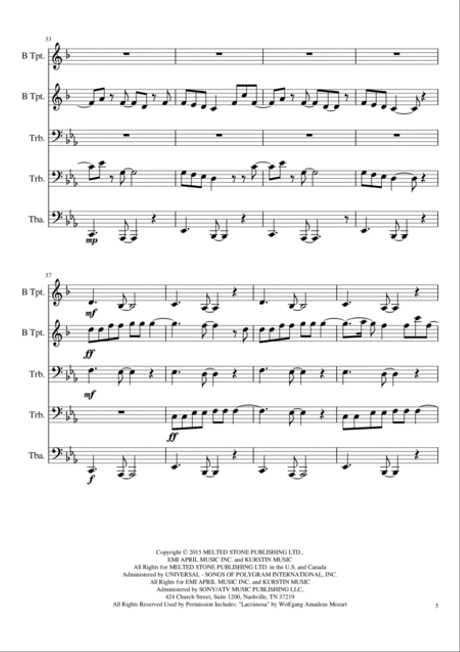 Hello Brass Ensemble scores gallery preview page 5
