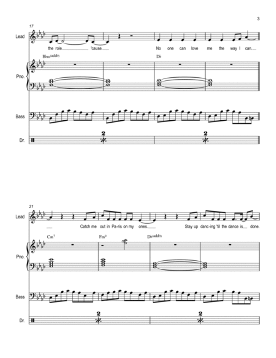 Be My Own Boyfriend Small Ensemble scores gallery preview page 3