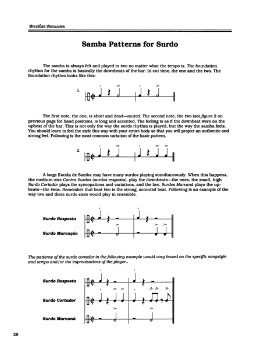 The Essence of Brazilian Percussion & Drum Set Drum Set scores gallery preview page 5