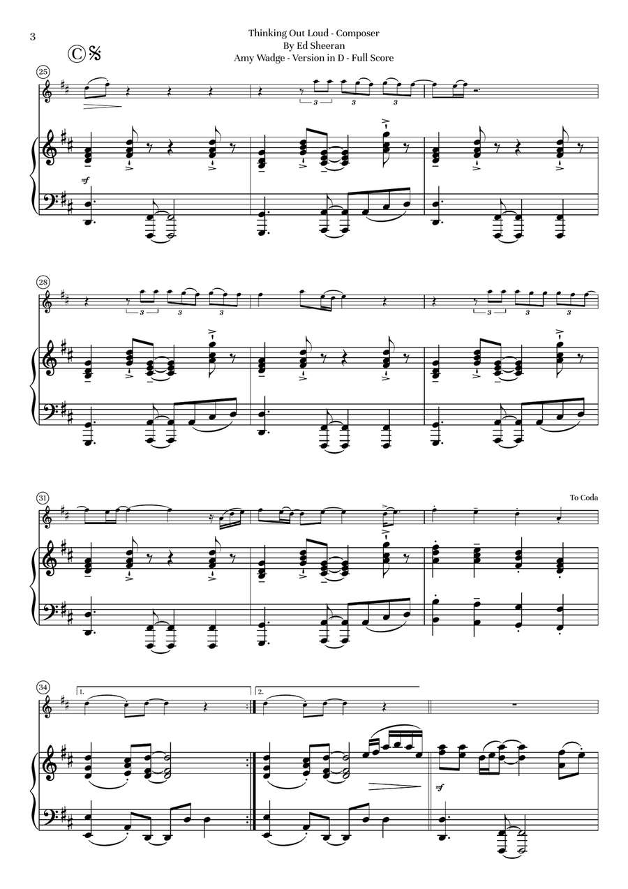 Thinking Out Loud Chamber Music scores gallery preview page 4