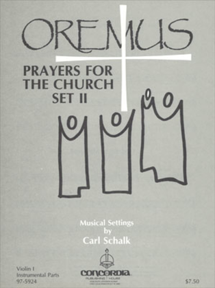 Book cover for Oremus / Prayers for the Church, Set 2 (String parts)
