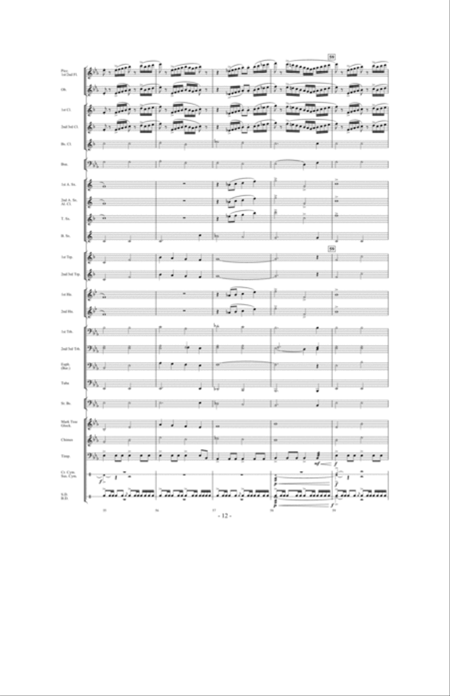 Towards a New Horizon Concert Band scores gallery preview page 11