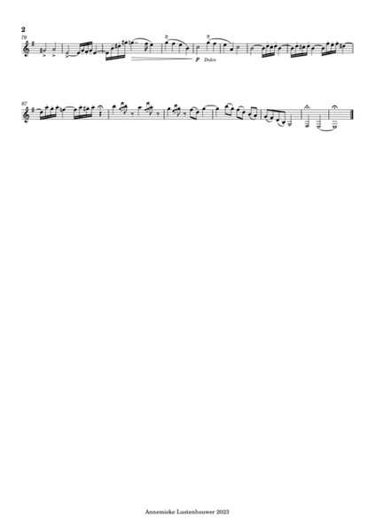 Sonata Fantastique - solo sonata for clarinet Sib image number null