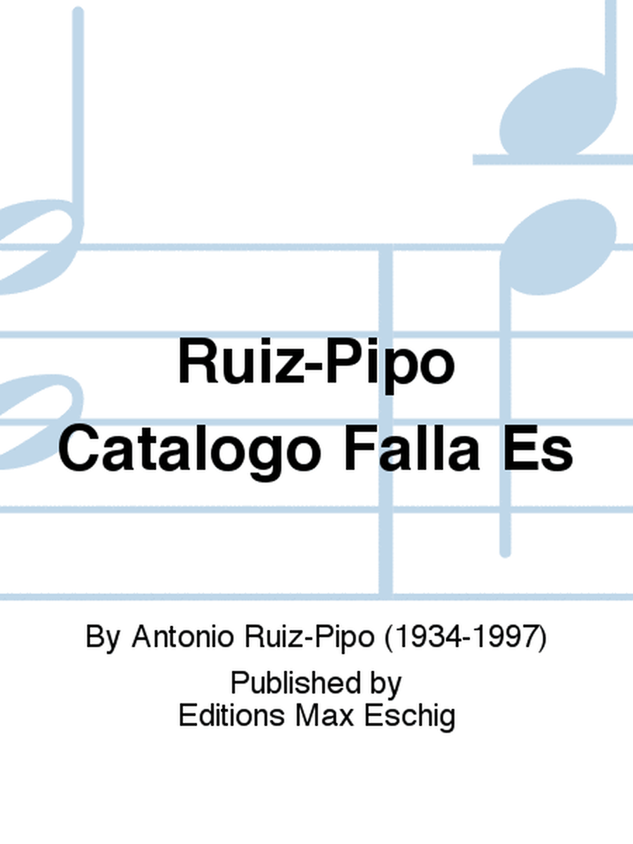 Ruiz-Pipo Catalogo Falla Es