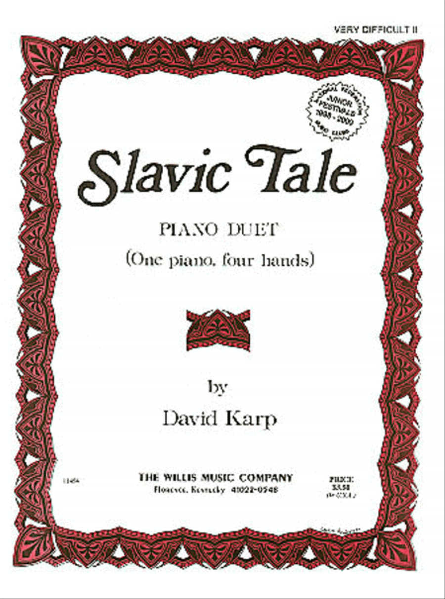Slavic Tale Slavic Tale 1 Piano, 4-Hands scores gallery preview page 1