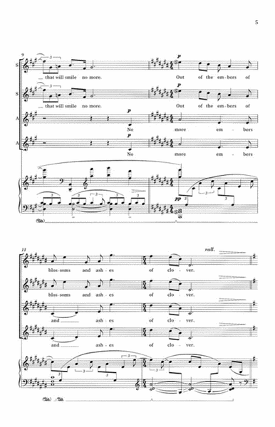 One Sweet Morning by John Corigliano SSAA - Sheet Music