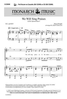 We Will Sing Praises