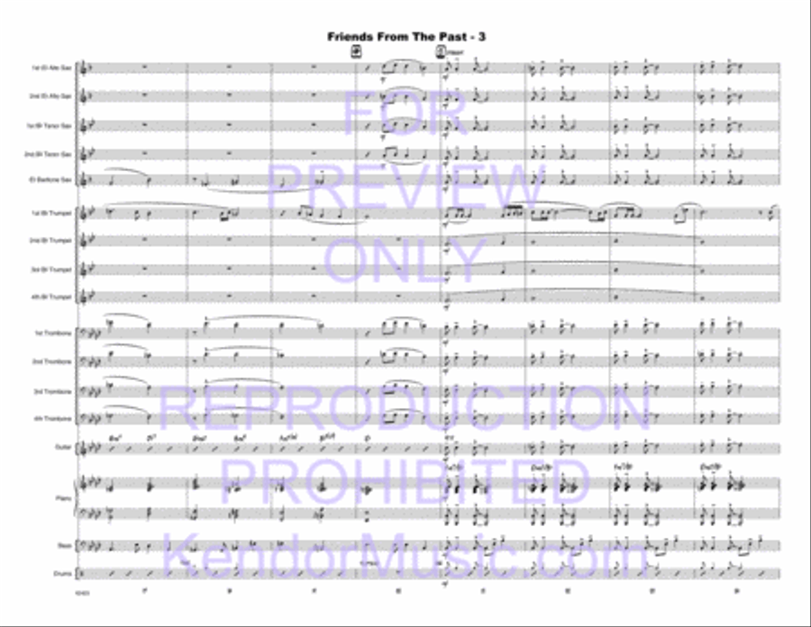 Friends From The Past Jazz Ensemble scores gallery preview page 4
