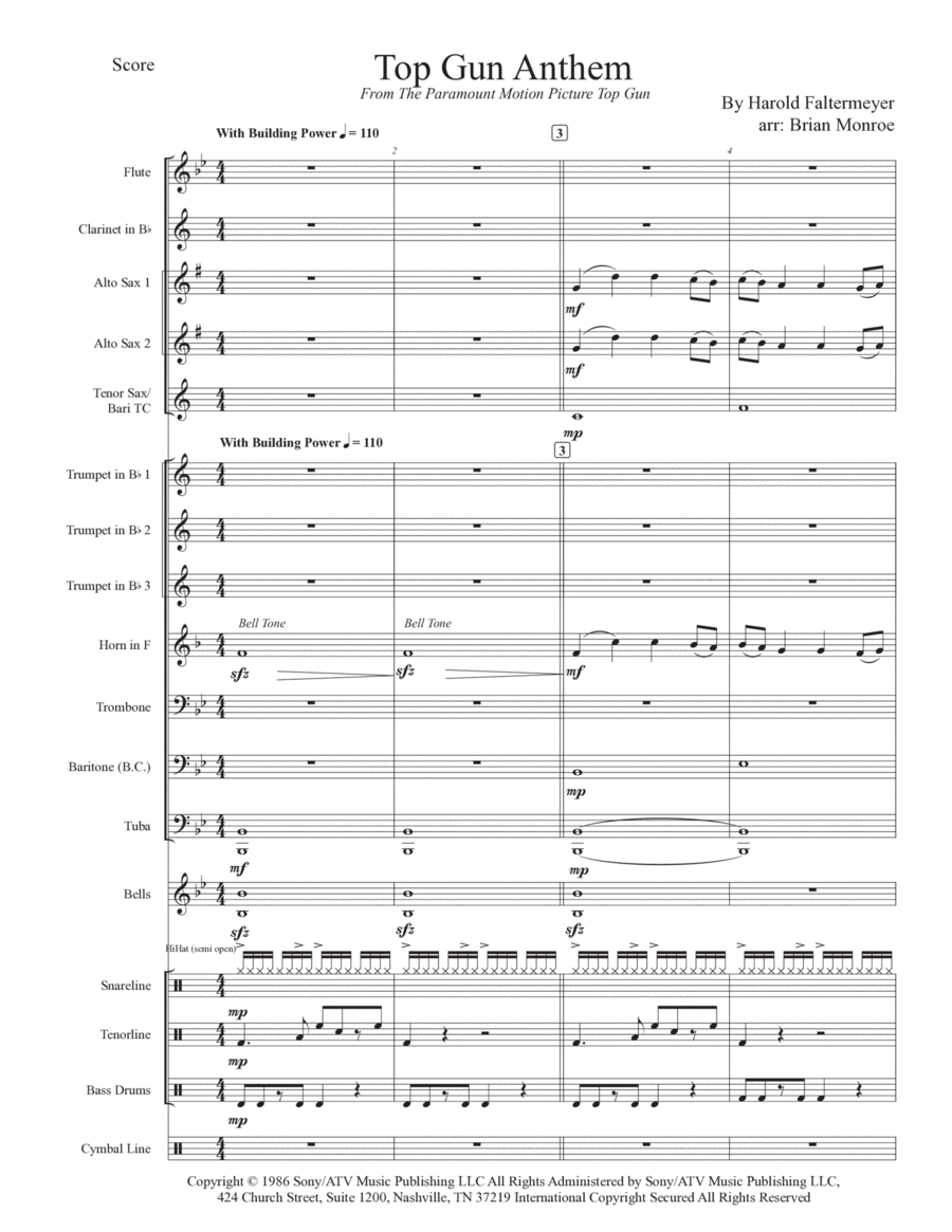 Top Gun Anthem Sheet music for Violin (Solo)