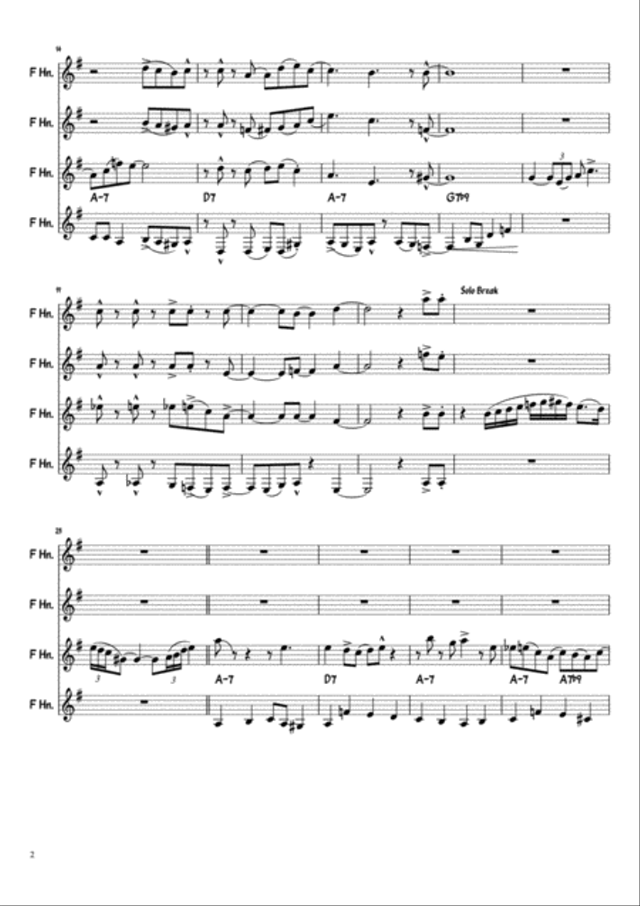 Summertime Brass Ensemble scores gallery preview page 2