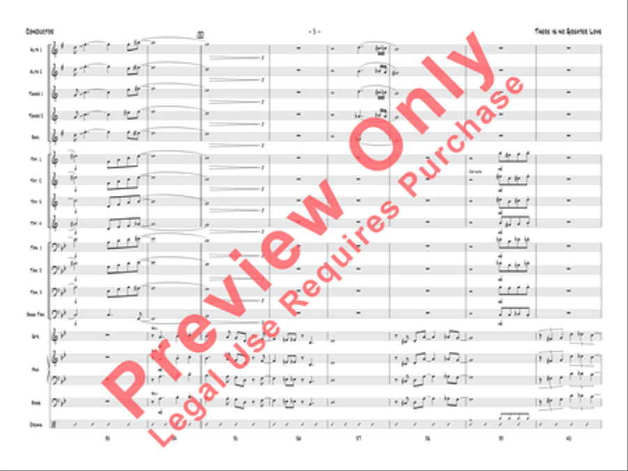 There Is No Greater Love Jazz Ensemble scores gallery preview page 34