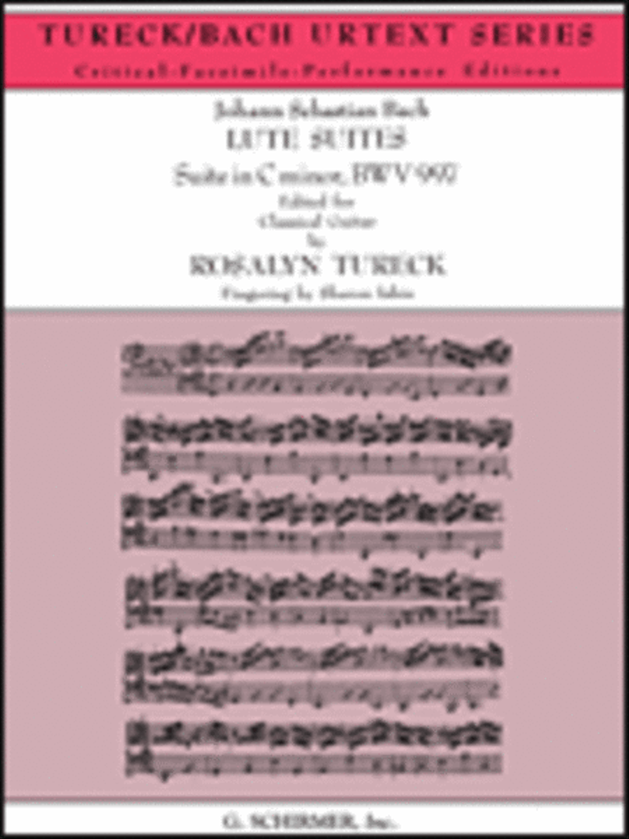 Suite in A Minor BWV997 Acoustic Guitar scores gallery preview page 1