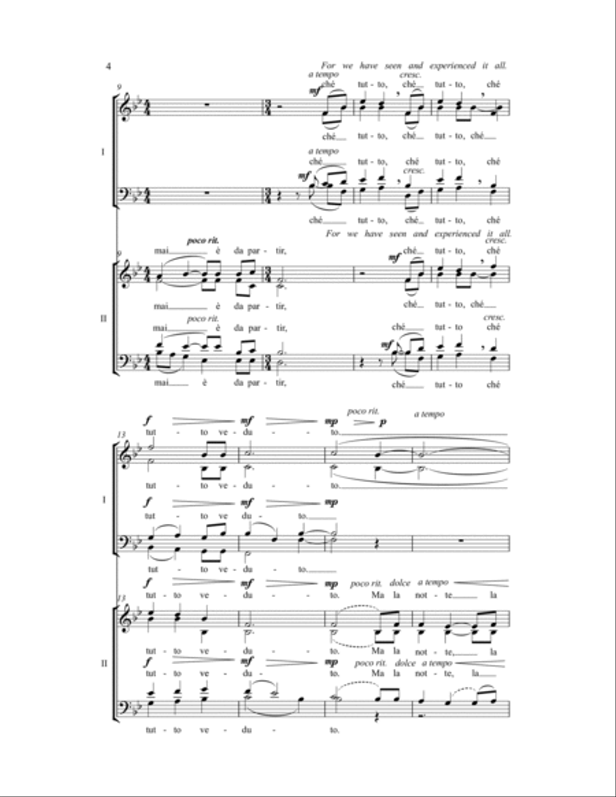 We Beheld Once Again the Stars 4-Part scores gallery preview page 10