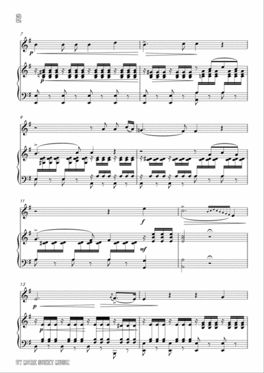 Gluck-O del mio dolce ardor, for Violin and Piano Violin Solo scores gallery preview page 4