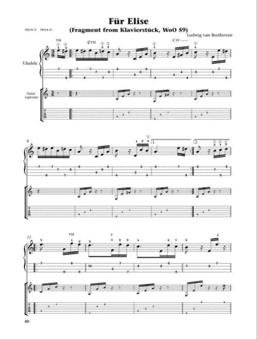 John King - The Classical Ukulele Acoustic Guitar scores gallery preview page 8