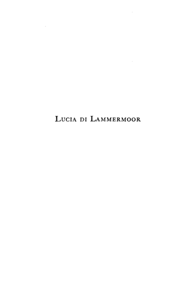 Lucia di Lammermoor