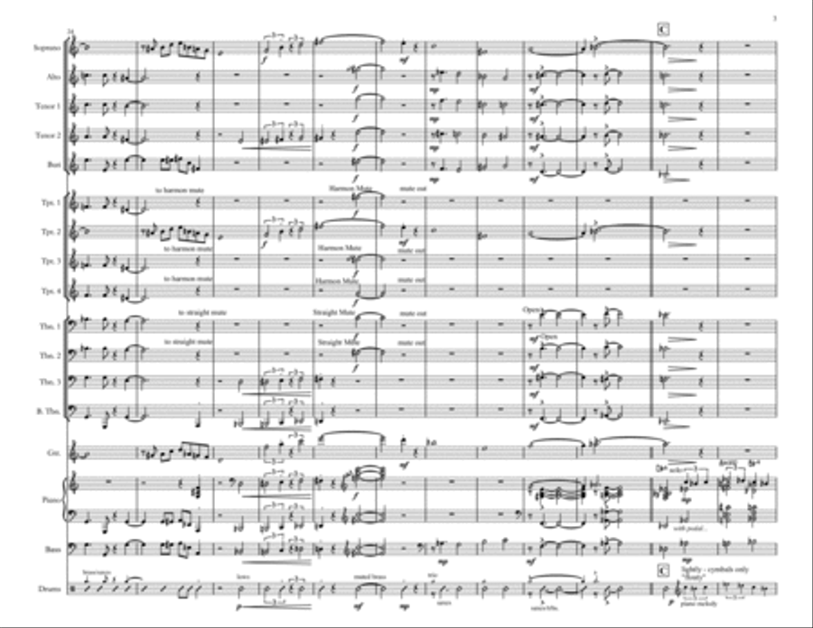 In A Sentimental Mood Jazz Ensemble scores gallery preview page 3