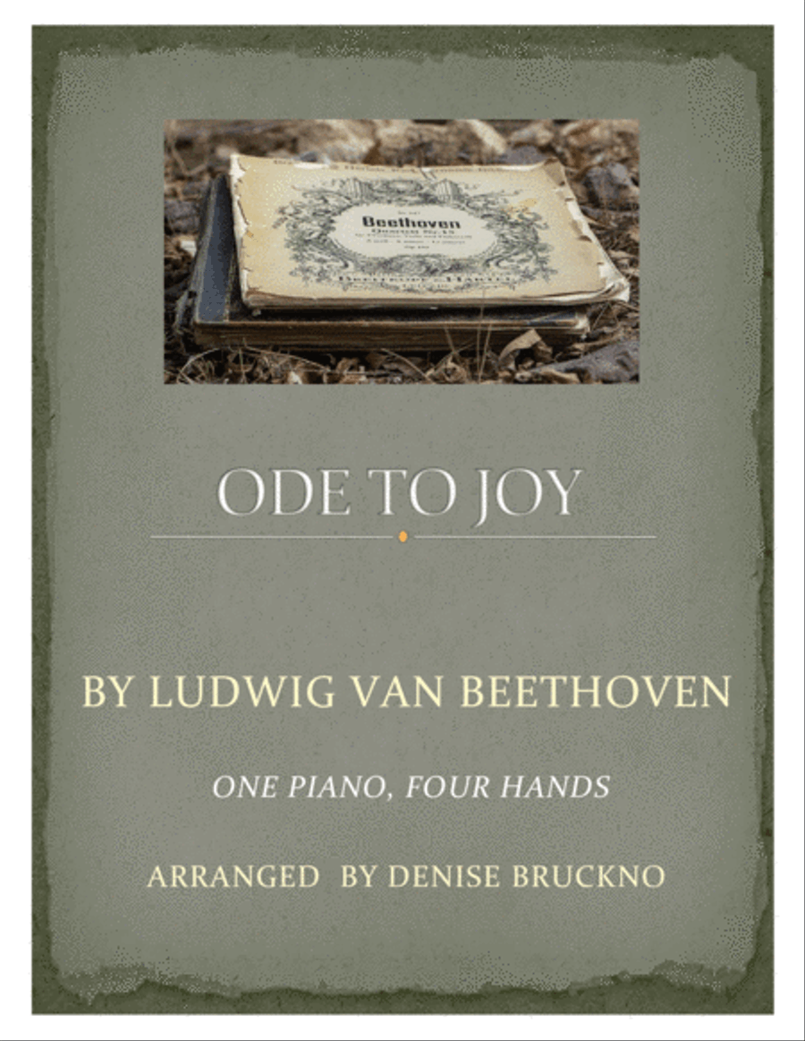 Ode to Joy, one piano, four hands Piano Method scores gallery preview page 2