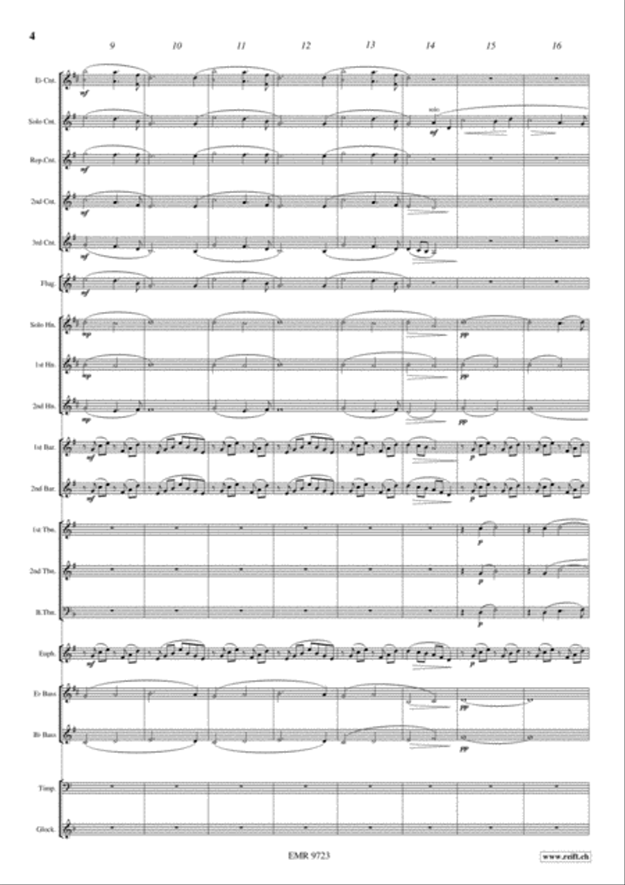 I'm Dreaming Of Home I'm Dreaming Of Home Brass Band scores gallery preview page 5