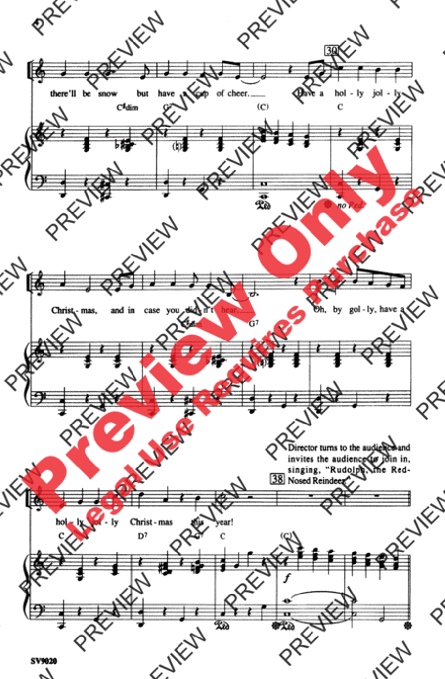 A Holly Jolly Holiday 2-Part scores gallery preview page 4