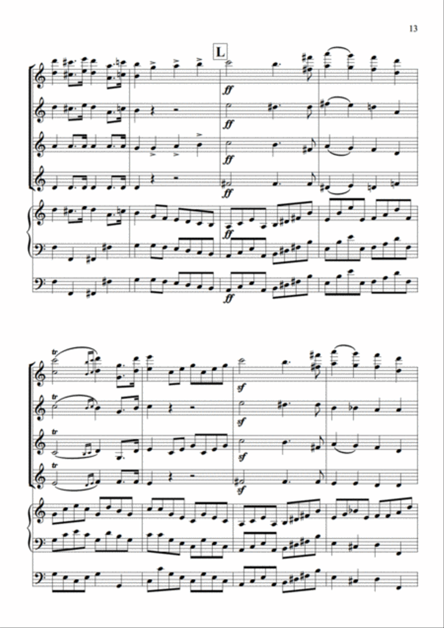 The Wedding March Set of Parts scores gallery preview page 11