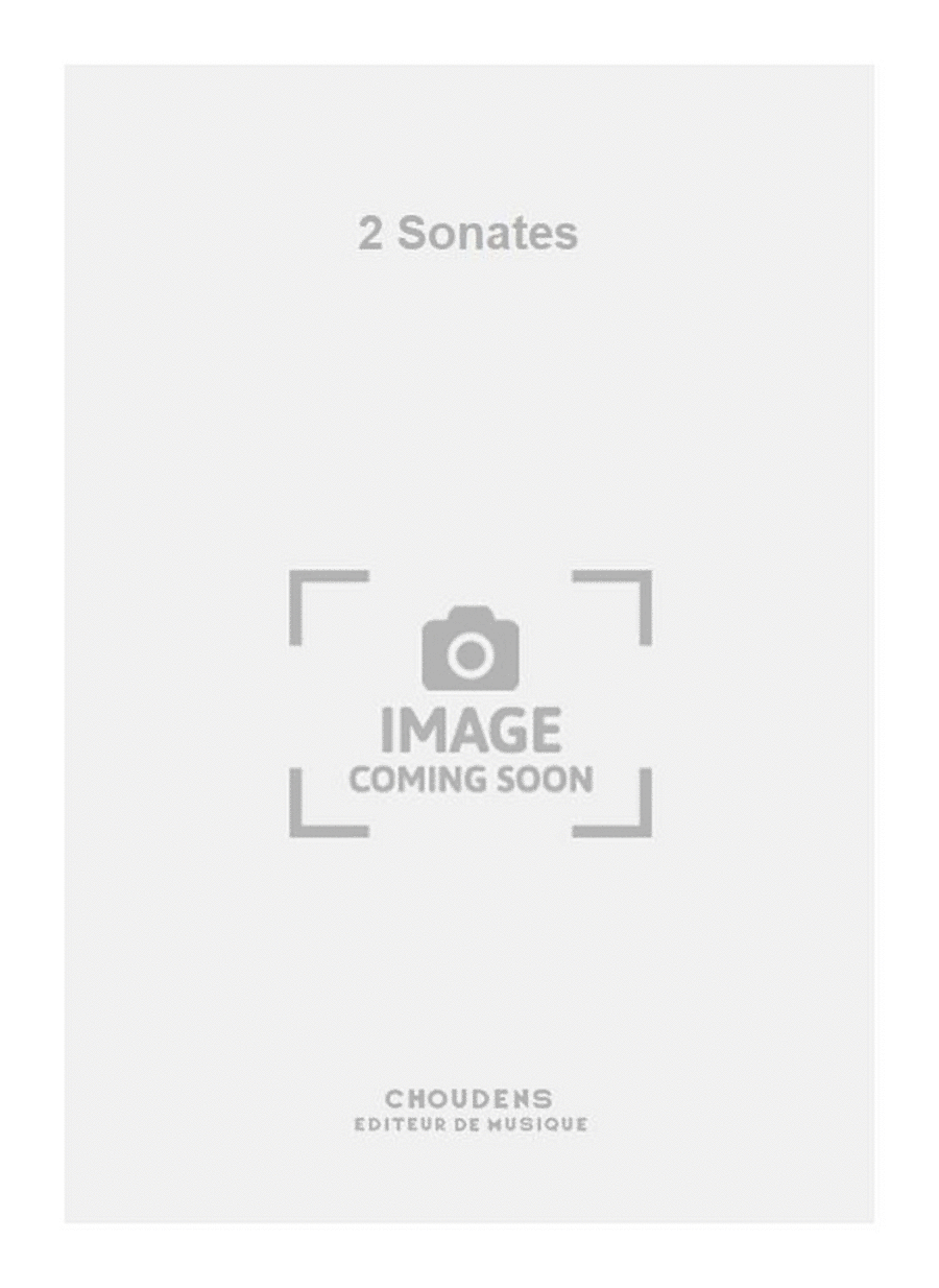 2 Sonates 2 Sonates Piano Solo scores gallery preview page 1