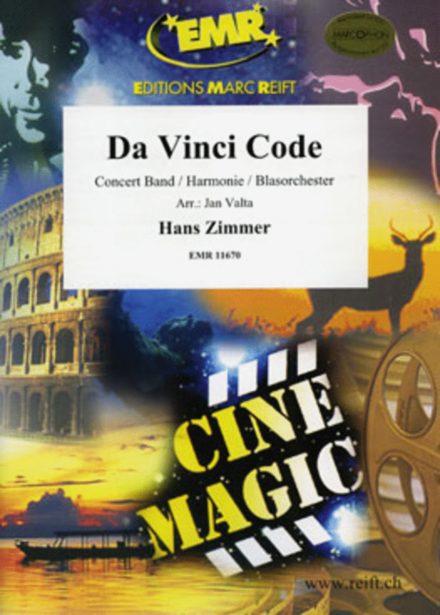 Da Vinci Code Concert Band scores gallery preview page 1