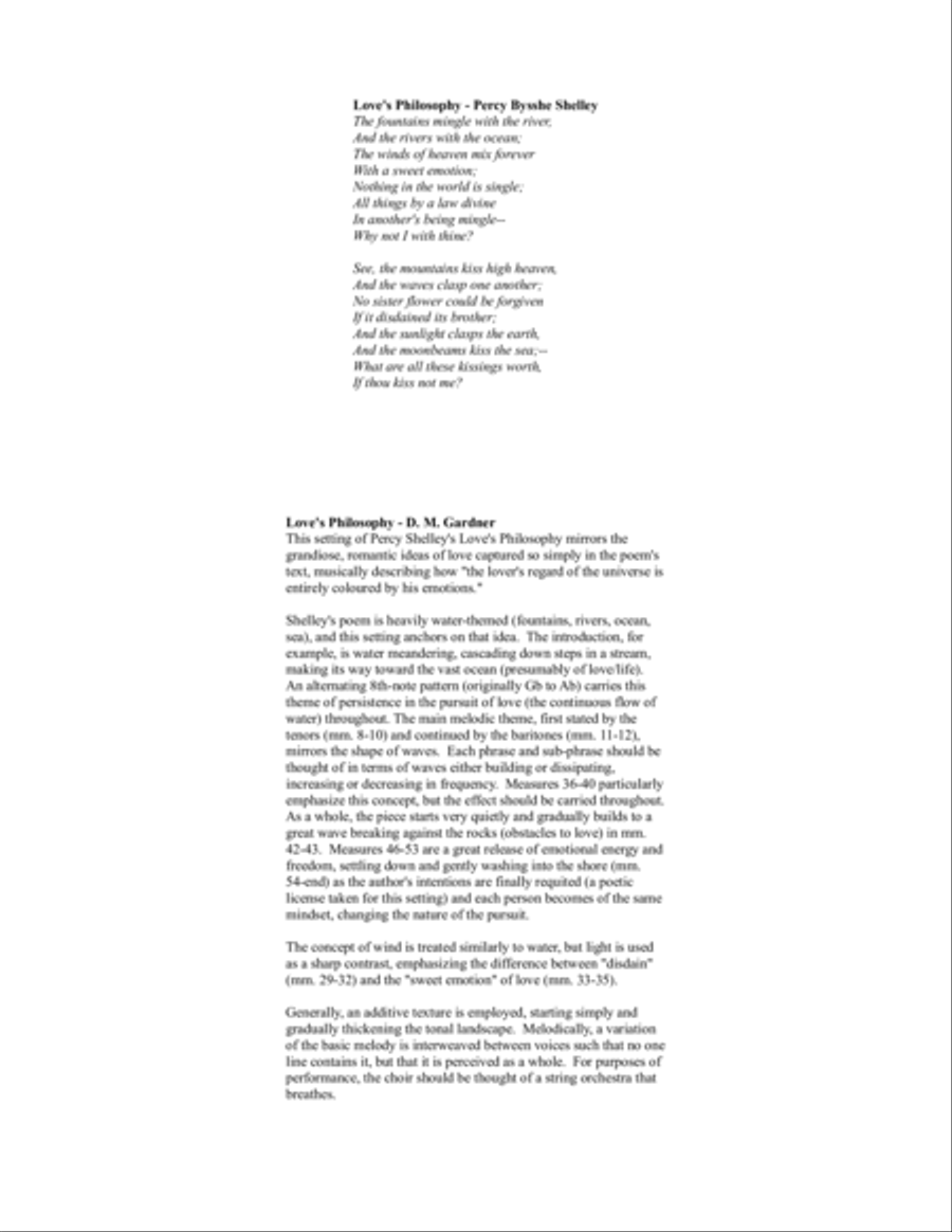 Love's Philosophy (SSAATTBB, unaccompanied) Divisi scores gallery preview page 2