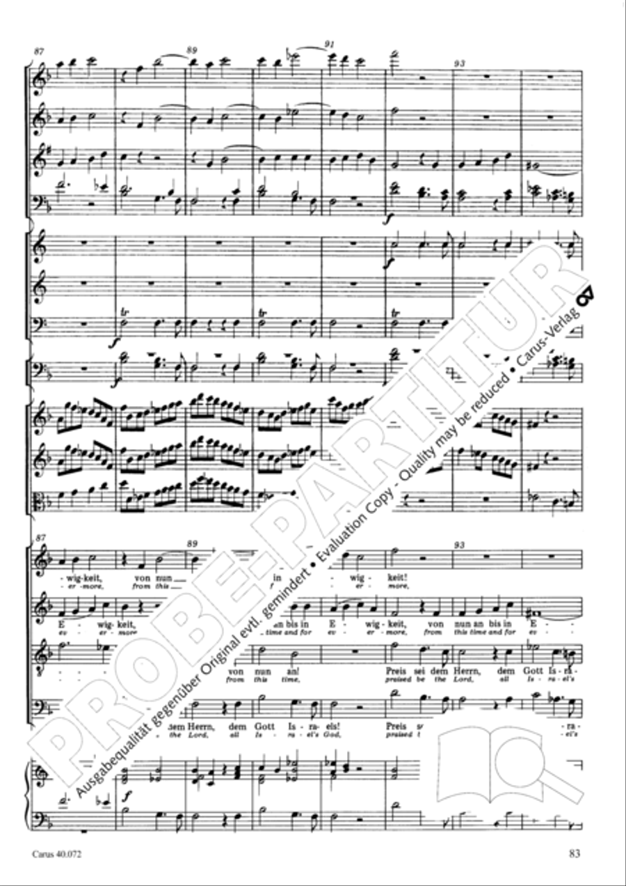 Psalm 42 Psalm 42 4-Part scores gallery preview page 83
