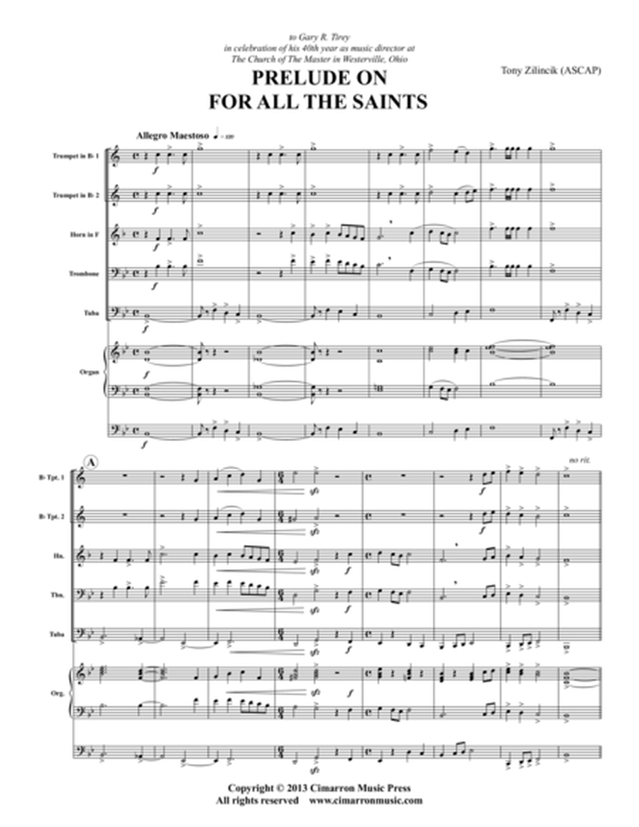 Prelude on For All the Saints