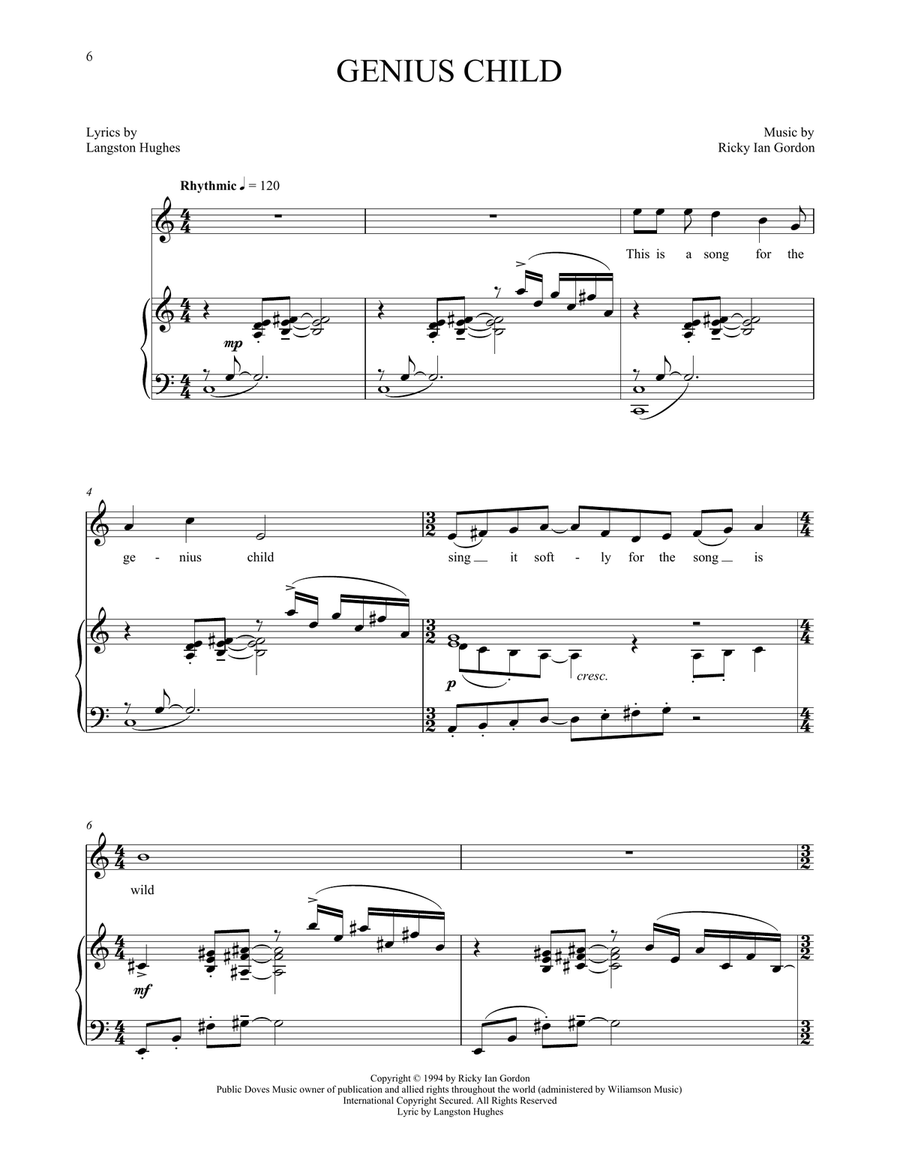 Genius Child Voice scores gallery preview page 1