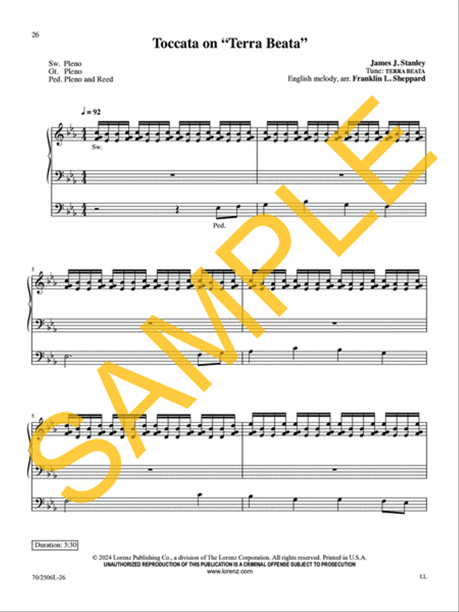 My Faith Looks Up to Thee Organ Solo scores gallery preview page 20