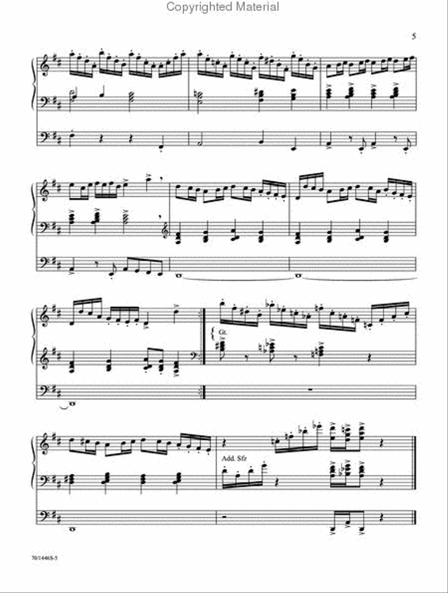 A Treasury of Festive Music for Organ Organ Solo scores gallery preview page 4